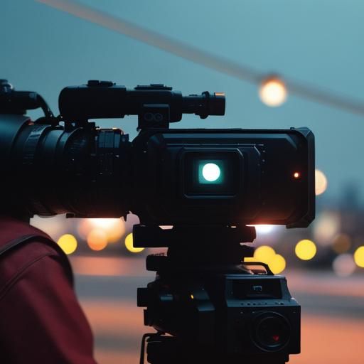 Dating App Interface in Cinematic Style