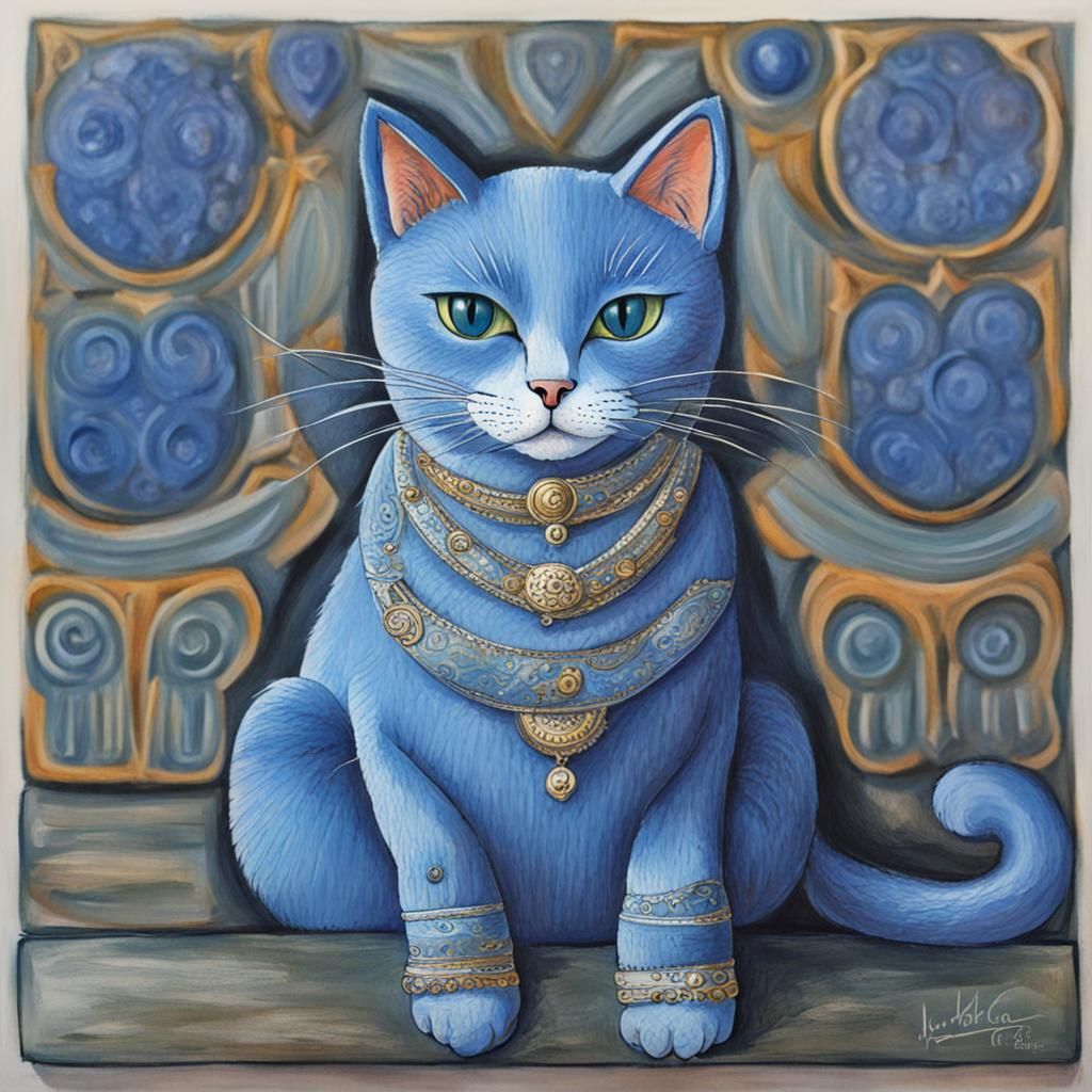 Image of a Blue Cat