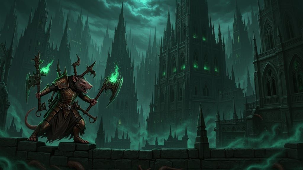 Rat Ogre Image Generated by AI