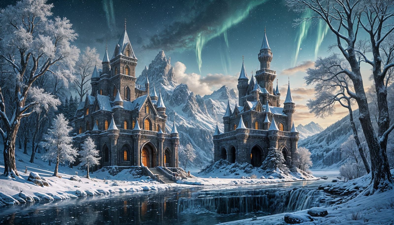 Whispers of Winter Magic in a Frozen Valley