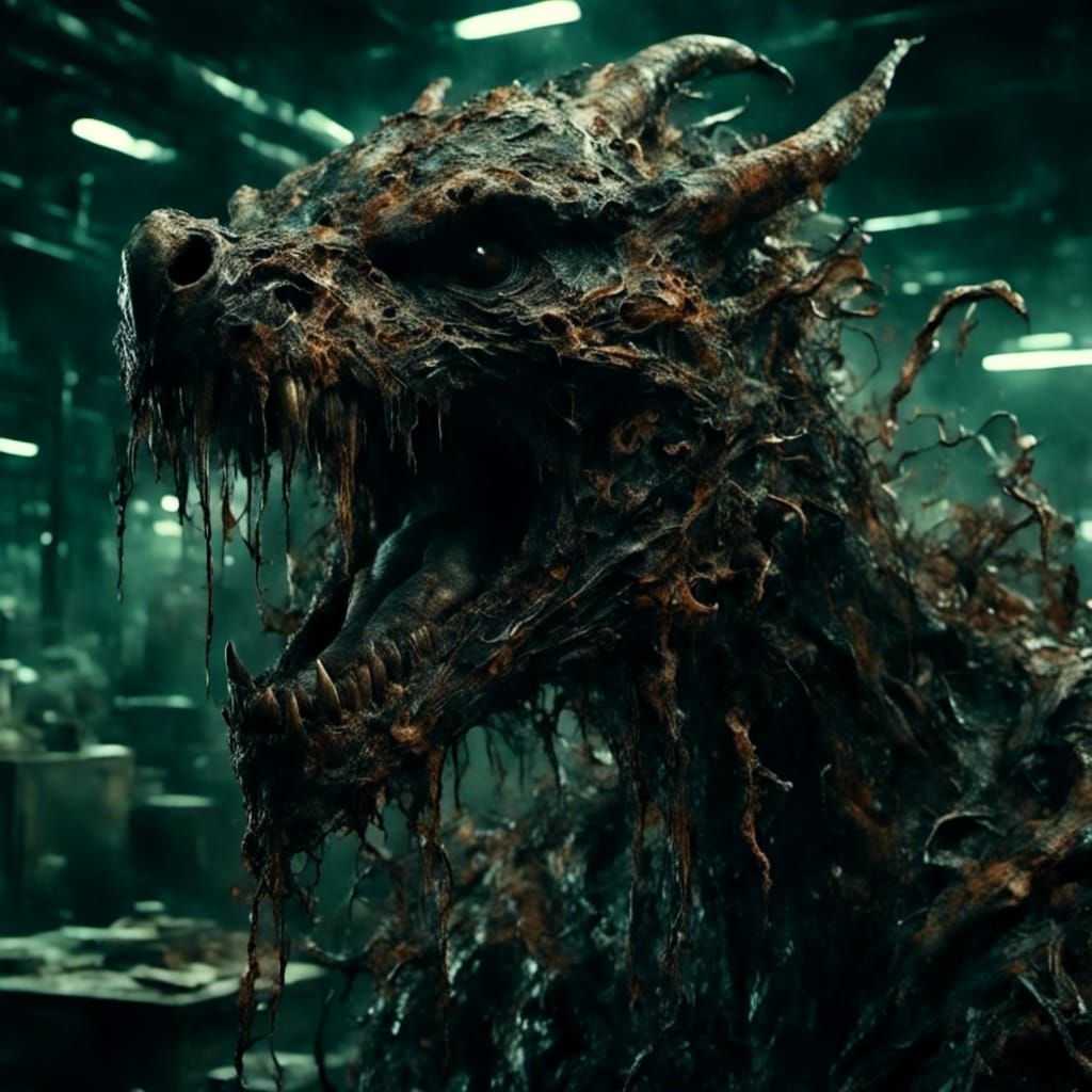 Scary Monster Created in Macabre Factory