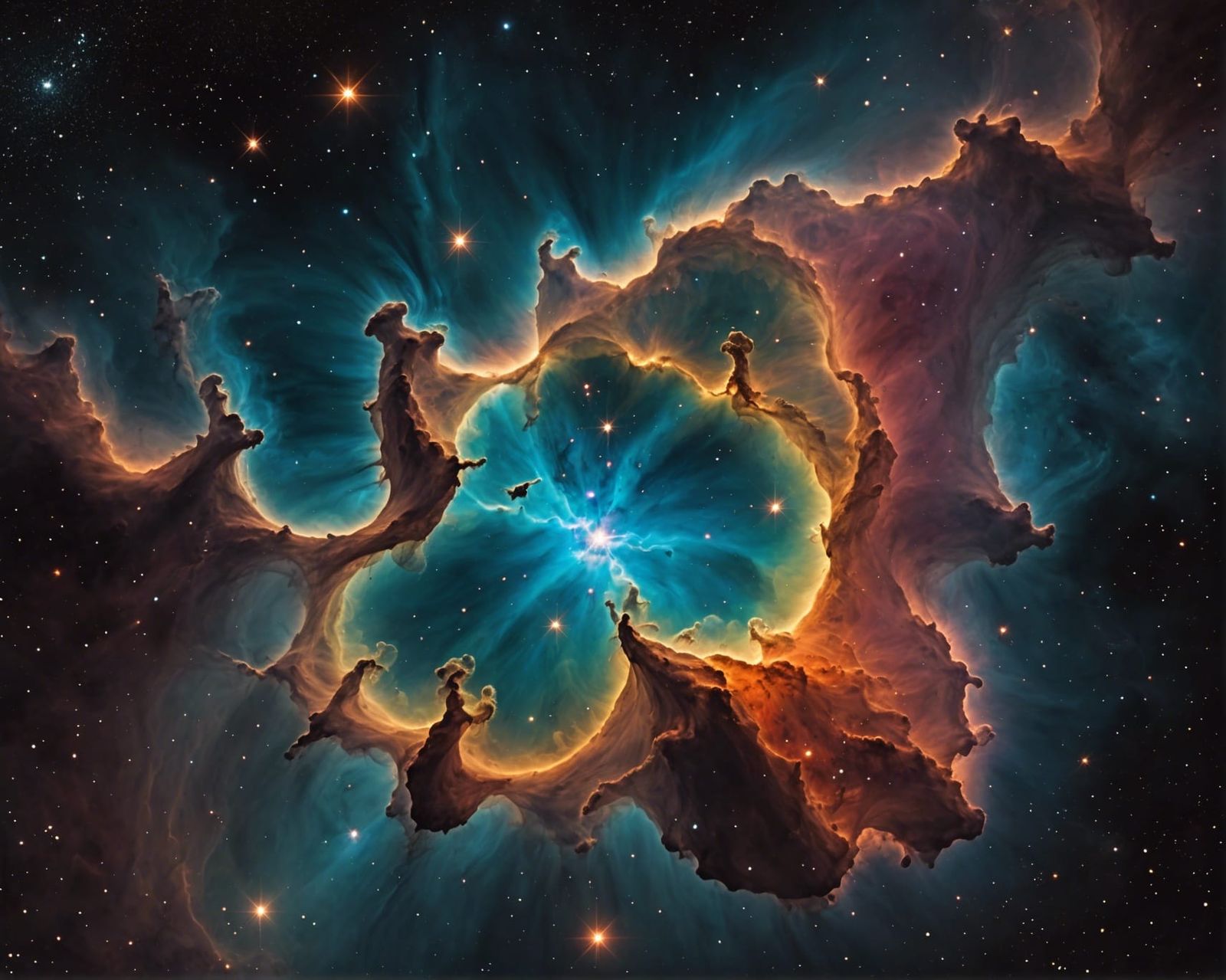 Voluminous Nebula in Deep Space, 8K Resolution