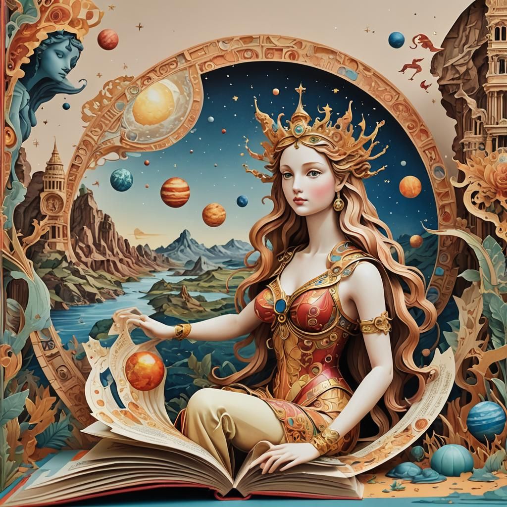 Pop-Up Book Venus on Planet Venus