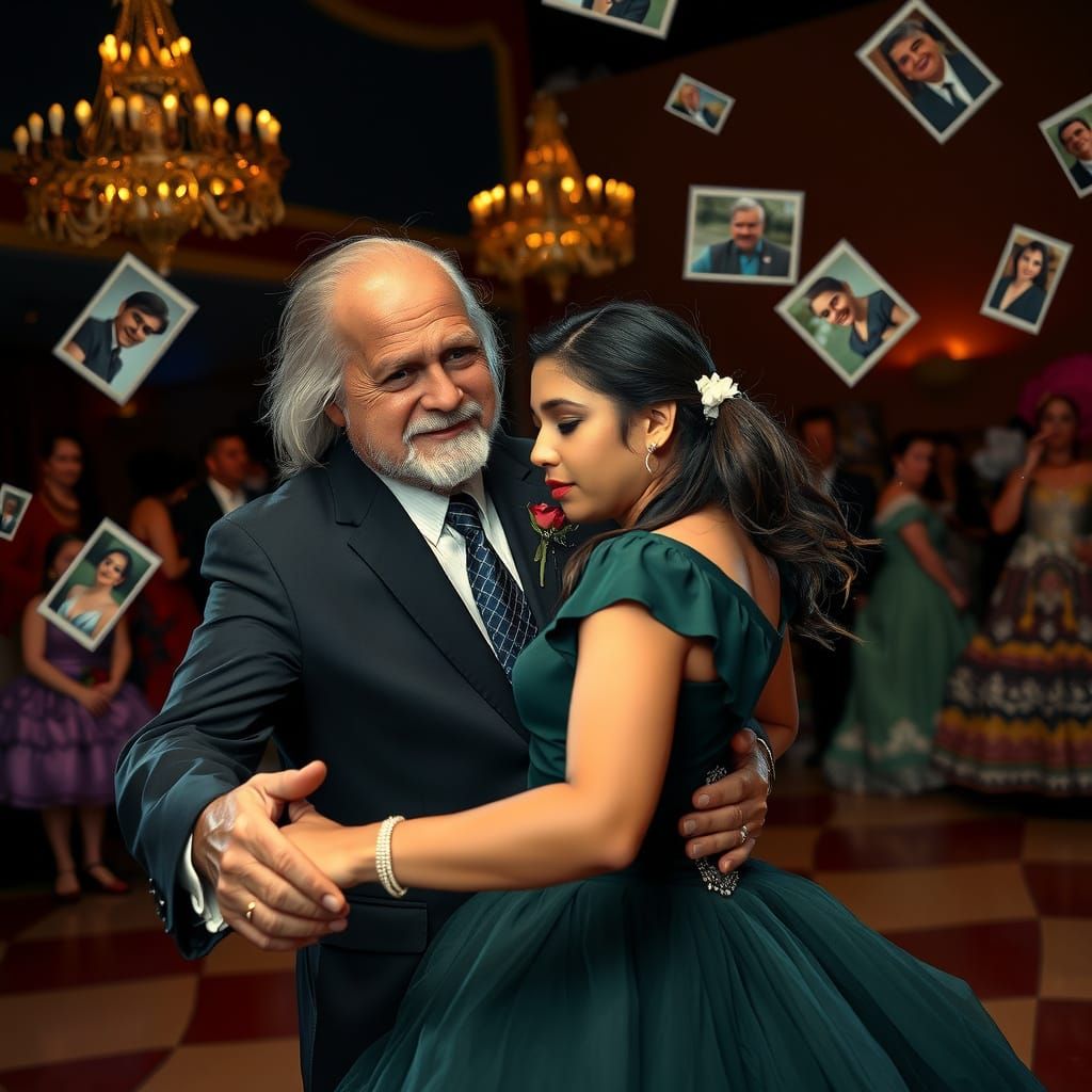 Emotional Quinceañera Moment Captured by Photographer