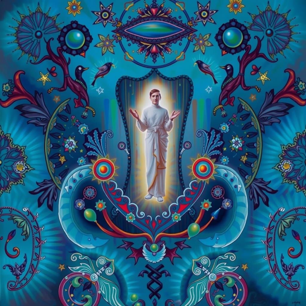 Masterpiece Painting of Beauty and Truth