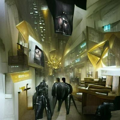 Cyberpunk Cityscape Concept Art