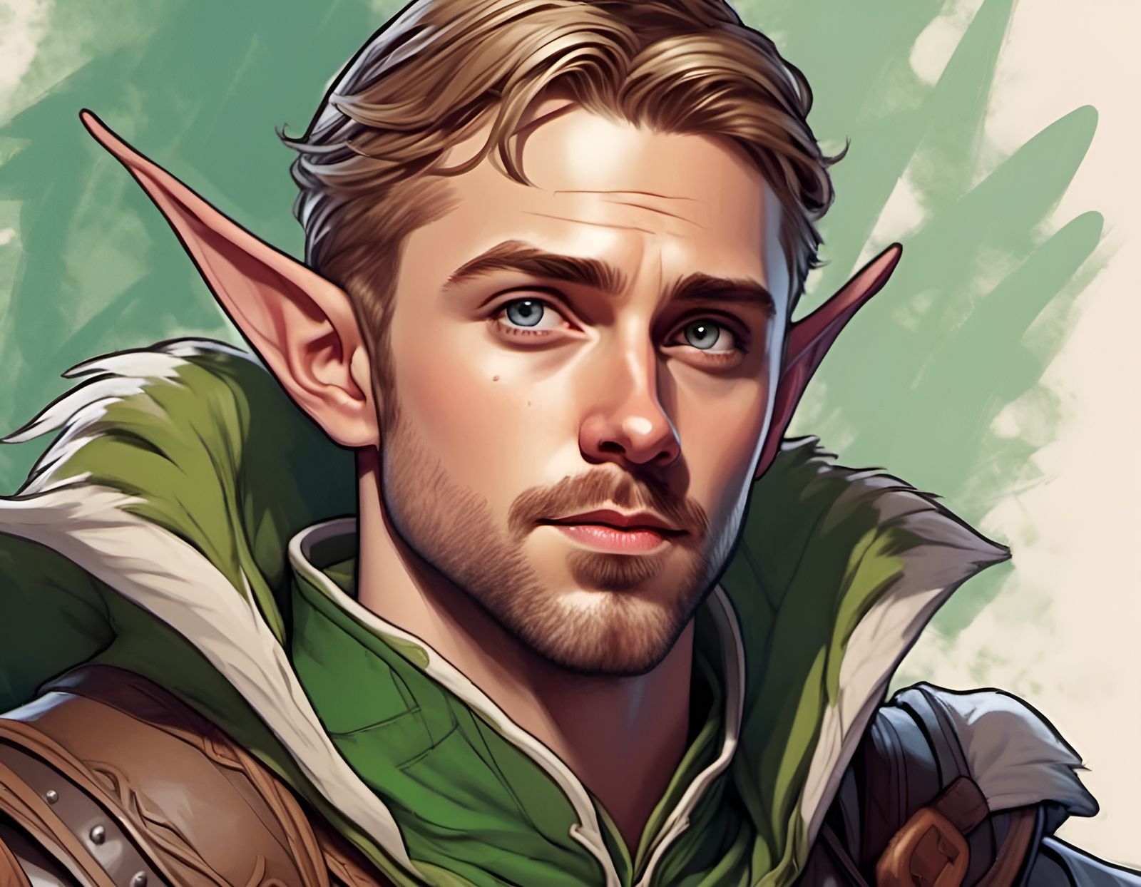Ryan Gosling as Elven Ranger in Cel Shading