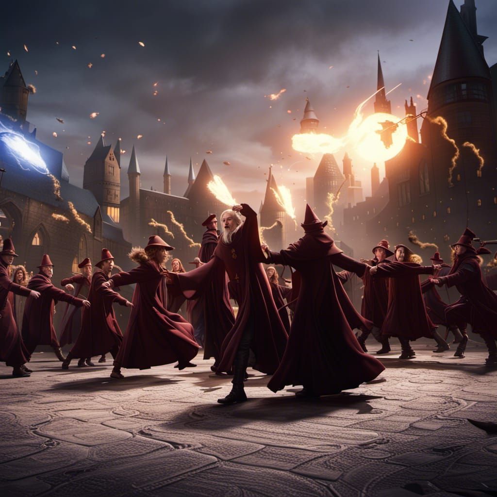 Wizard Dance Battle: A Fantasy Concept Art