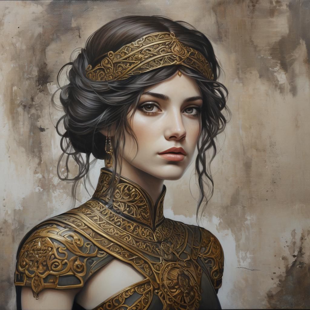 AI Generated Painting in a Distinctive Style