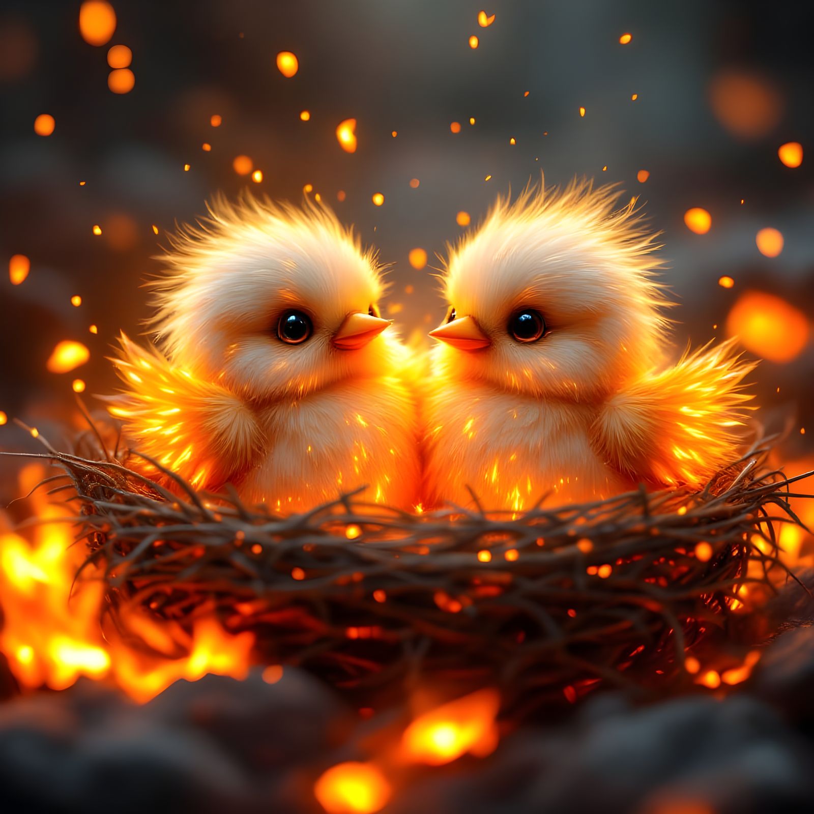 Twin Phoenix Hatchlings