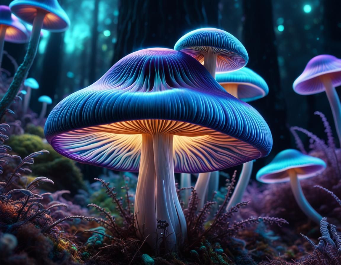 Celestial Mushrooms in a Cosmic Landscape