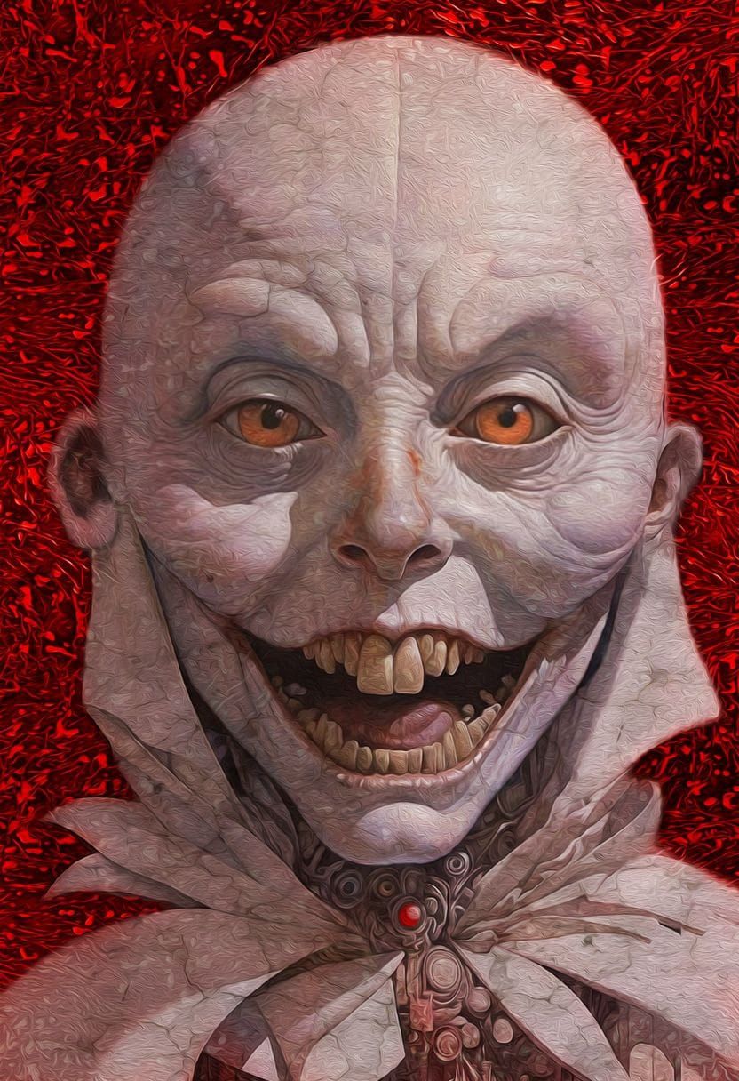 Surreal Fractal Portrait in Modern Art Style