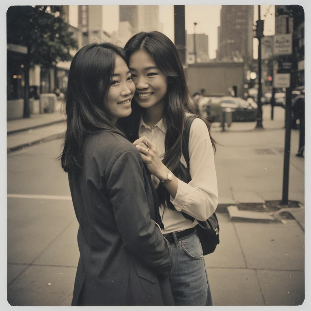 Woman Proposes to Girlfriend in Polaroid Photograph