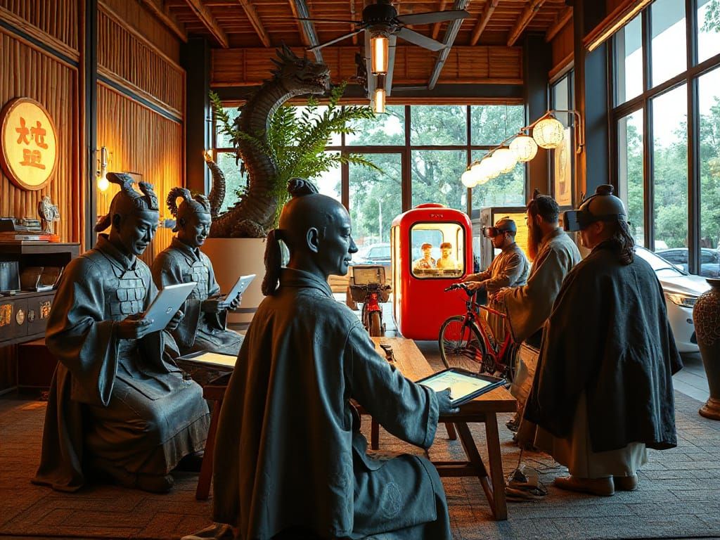 Silicon Valley Reimagined in Han Dynasty Style