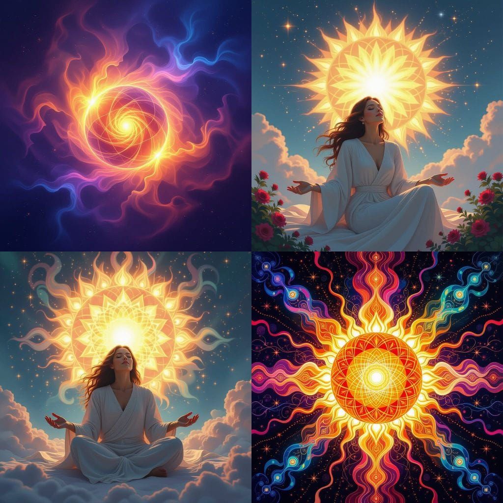 Astral Cosmic Spiritual Sun