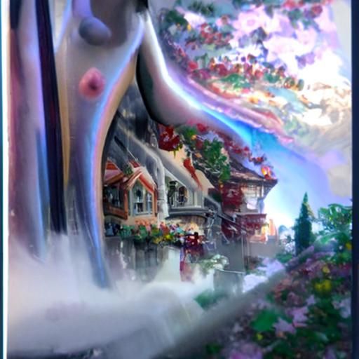 Ethereal Fantasy Landscape in Hyperdetailed Style