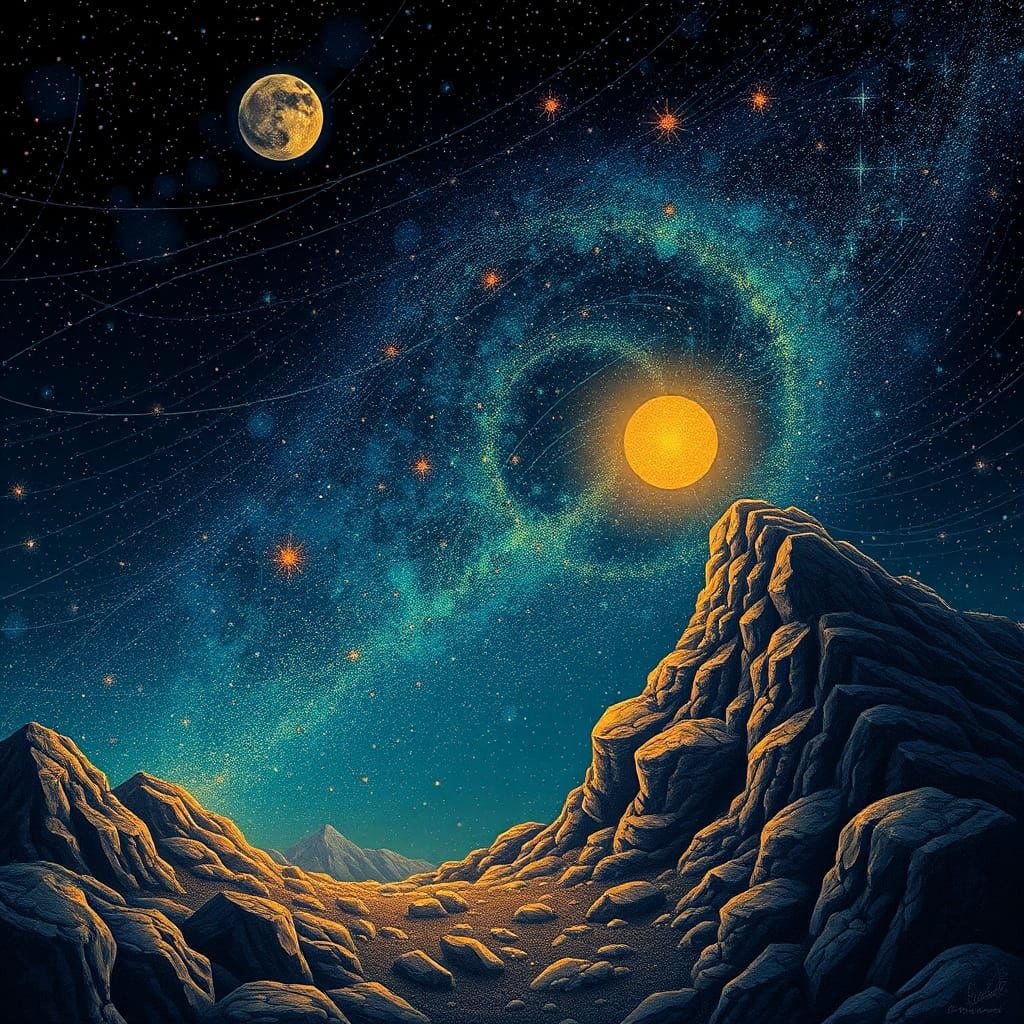 Cosmic Birth in Vibrant Colors