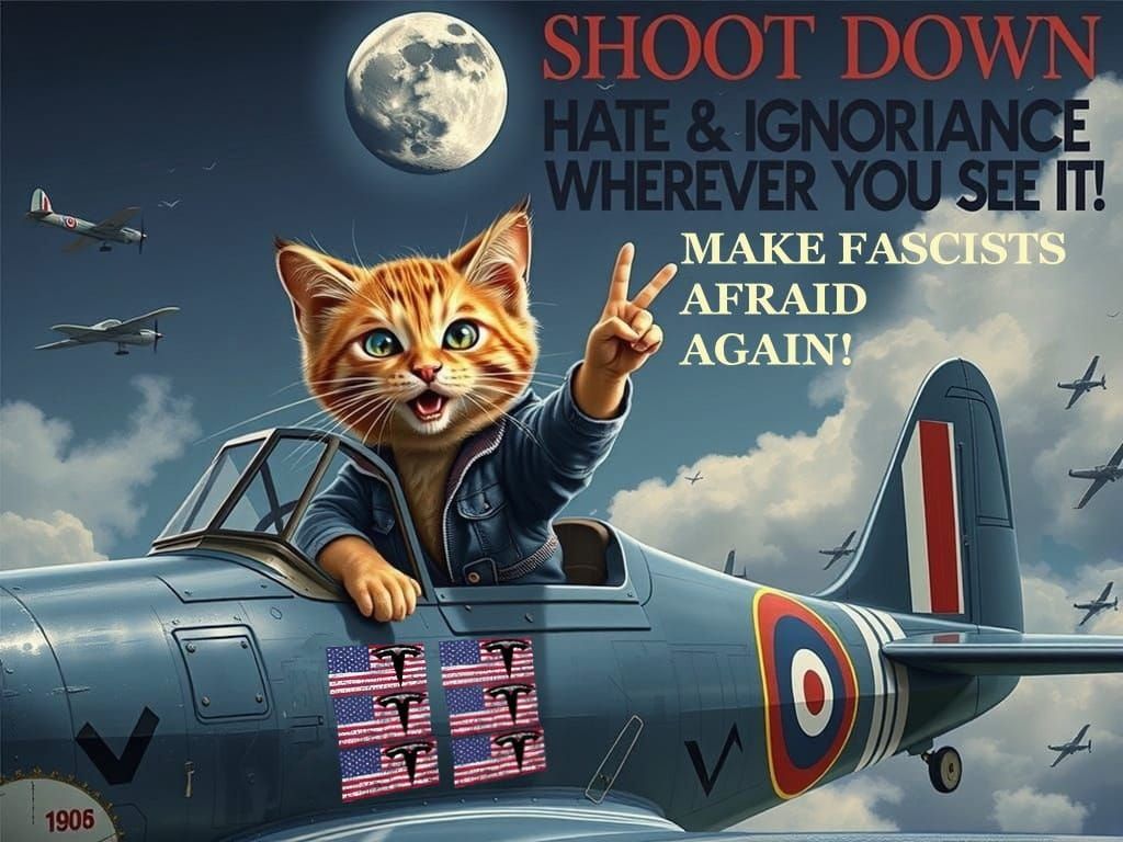 SHOOT DOWN HATE & IGNORANCE WHEREVER YOU SEE IT!