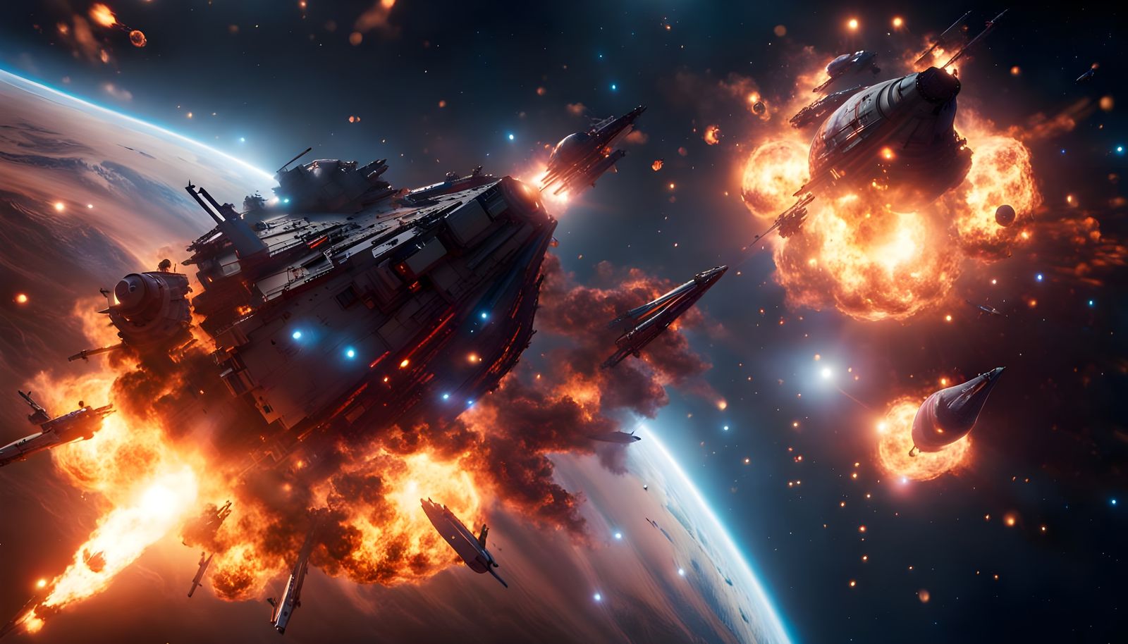 Attack Ships On Fire Off The Shoulder Of Orion