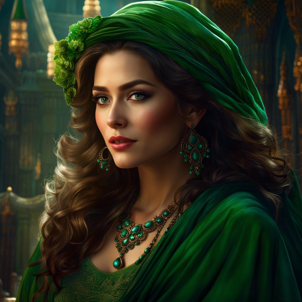 Beautiful Woman with Green Eyes and Name 'TERE'