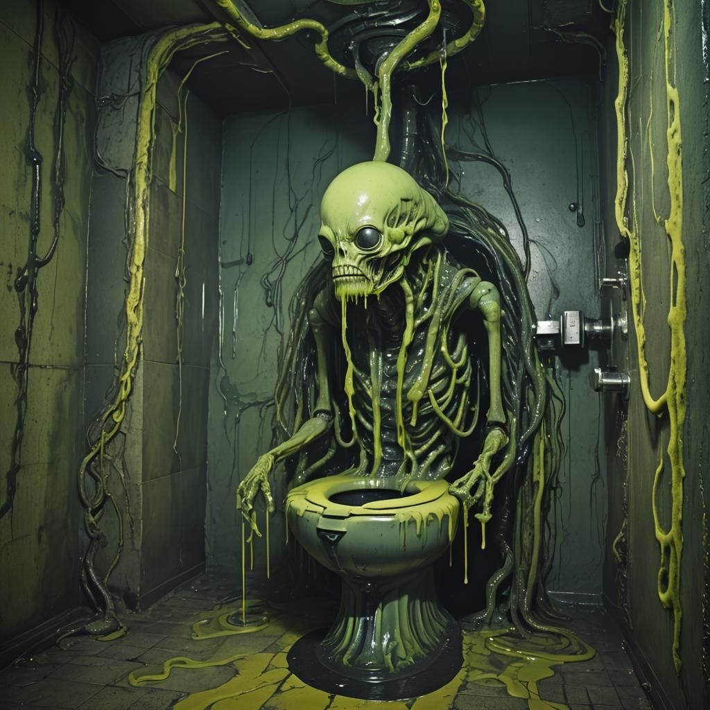 H.R. Geiger's bathroom