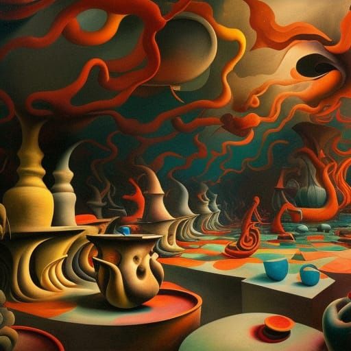 Surreal Pottery Shop Inspired by Salvador Dali