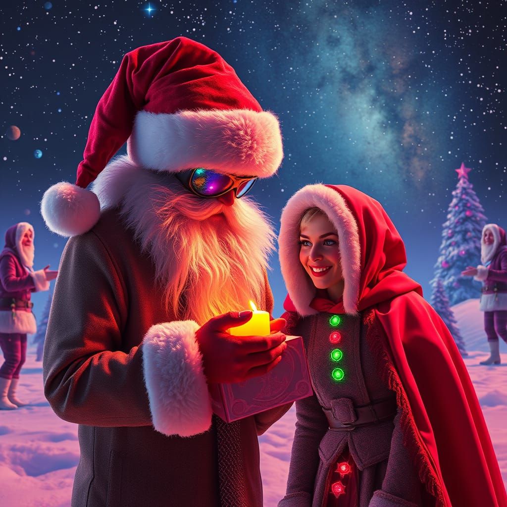 Galactic Holidays in Maximalist Fantasy Style