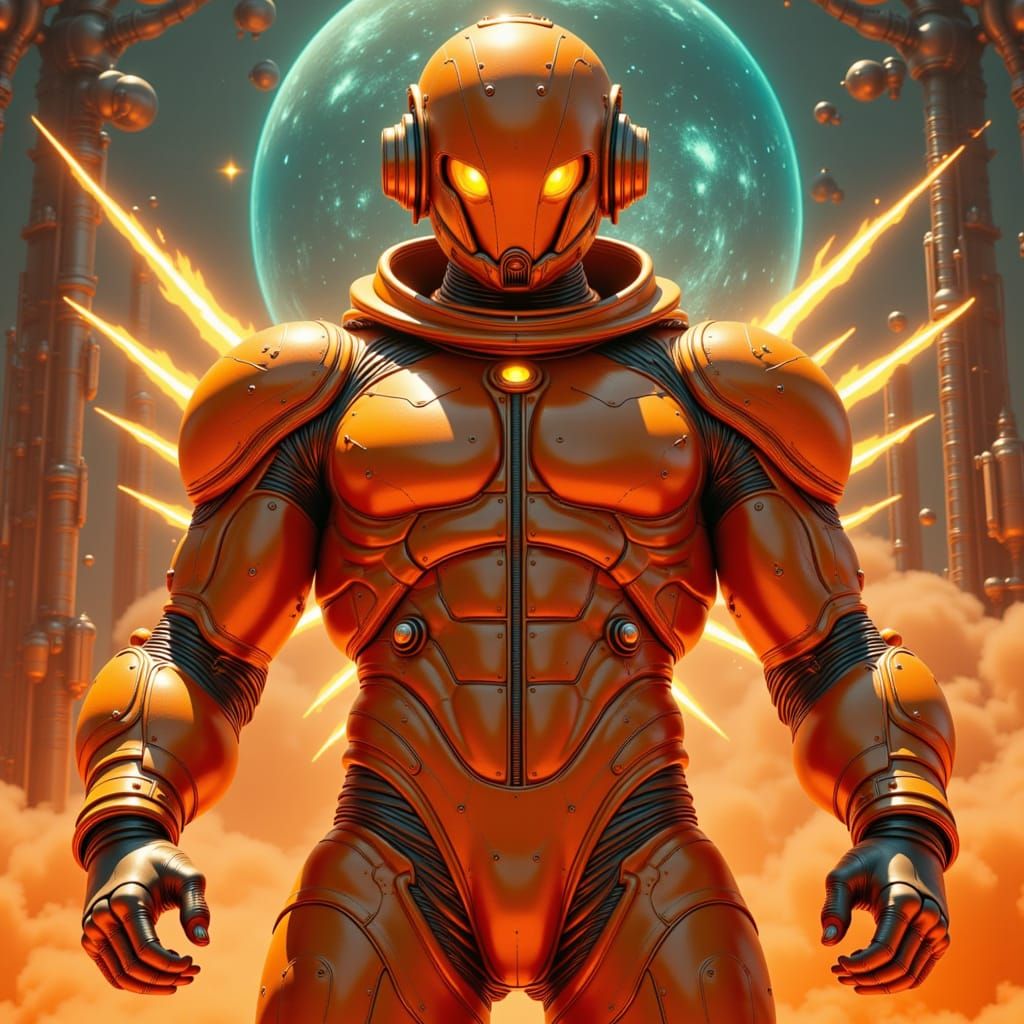 Ethereal Warrior in Copper Armor