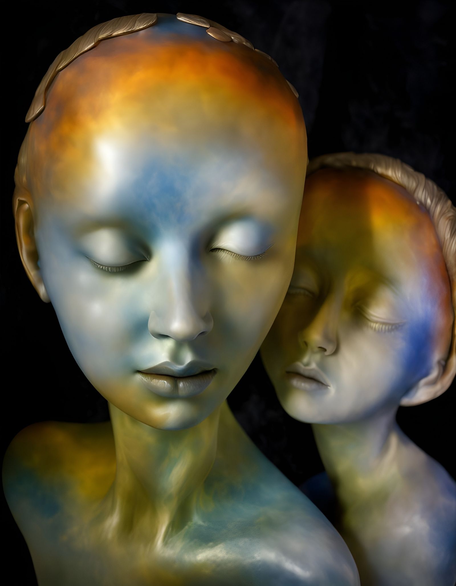 Pellucid Dreamwalking Thought in Neobrutalist Style