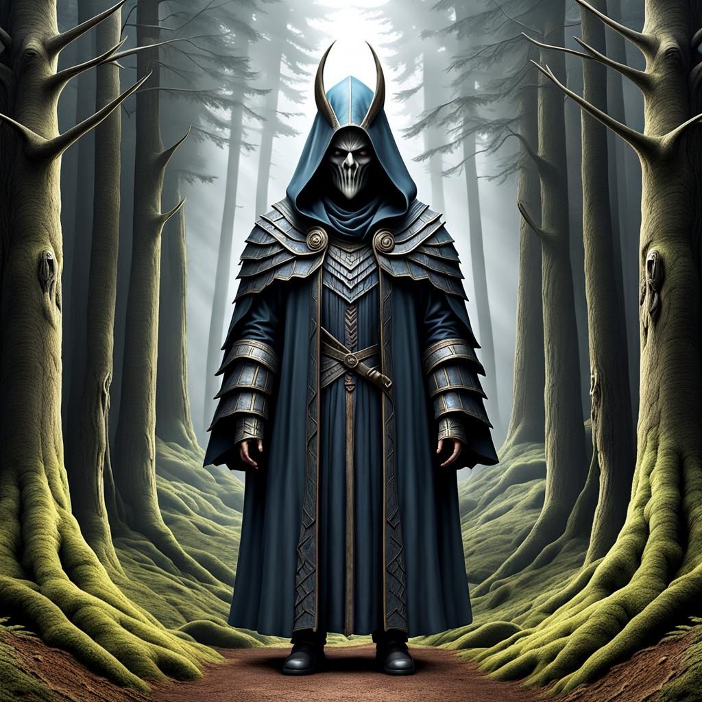 Mysterious Figure in the Woods