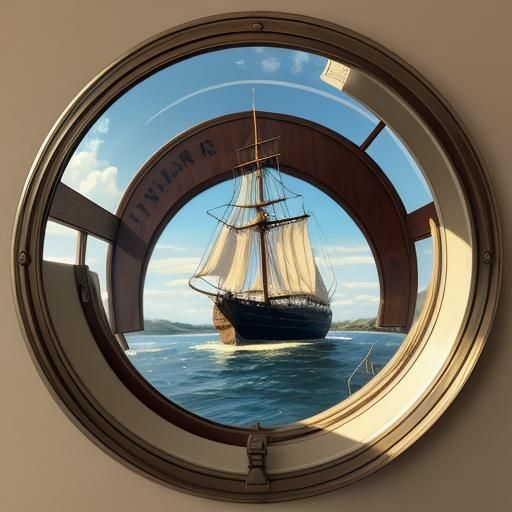 Savanna Sailing Ship: Oil Painting by James Gurney