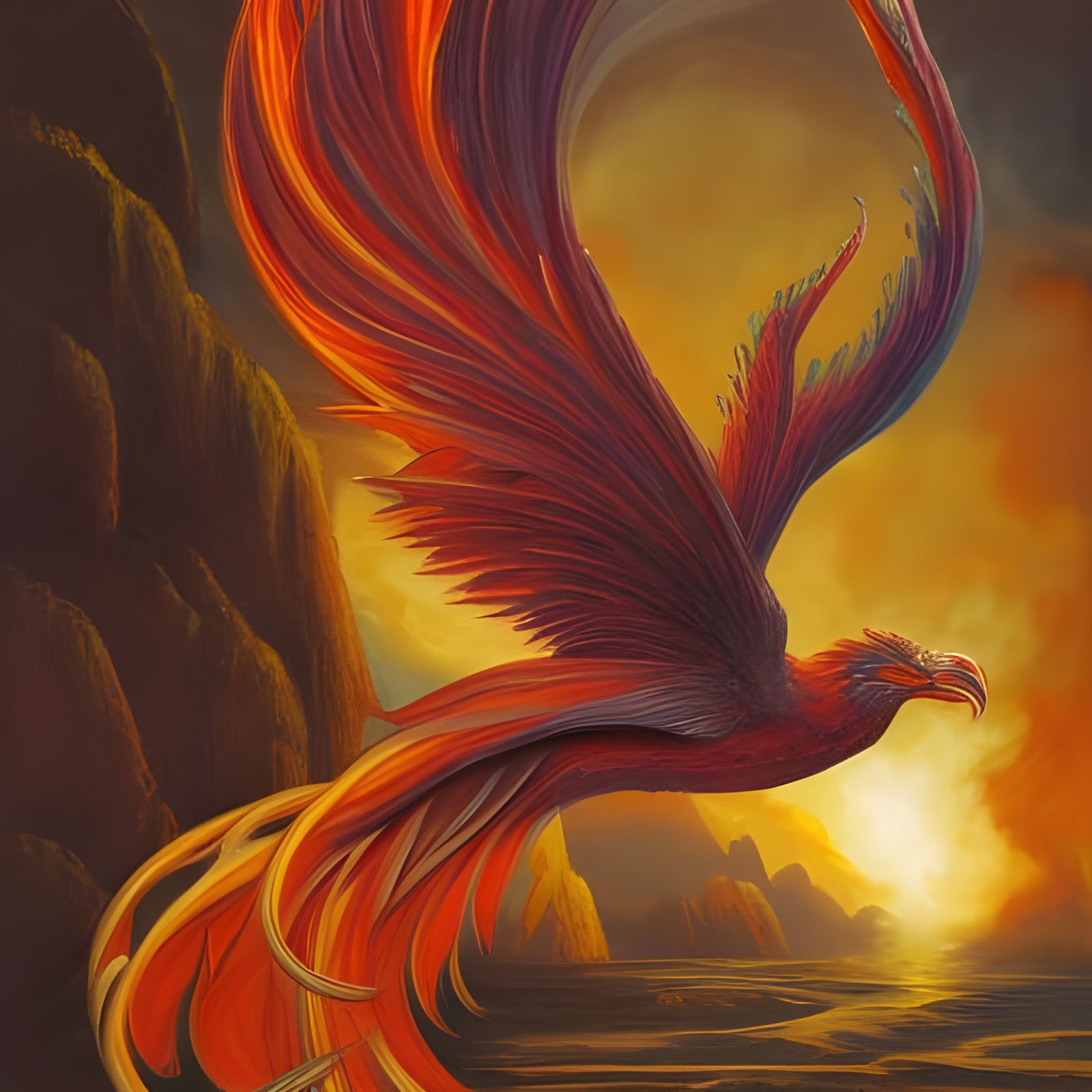 Fire taking flight 1