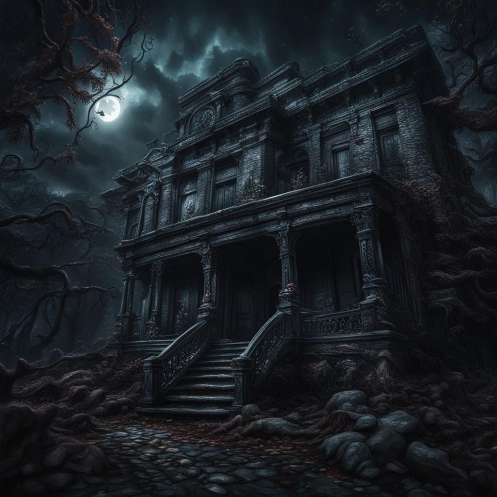 Lovecraftian Nightgaunt in Hyperrealistic Detail