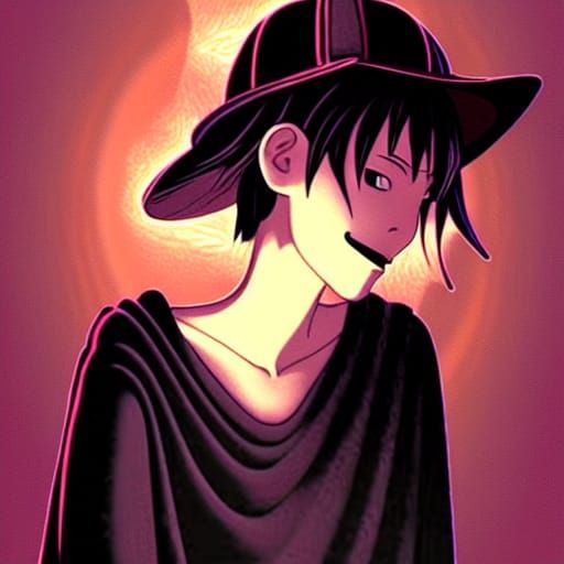 Mimic Ghost Woman in Anime Style