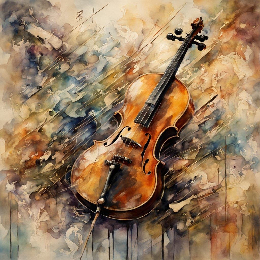 Ghostly Maestro Conducts Celestial Orchestra