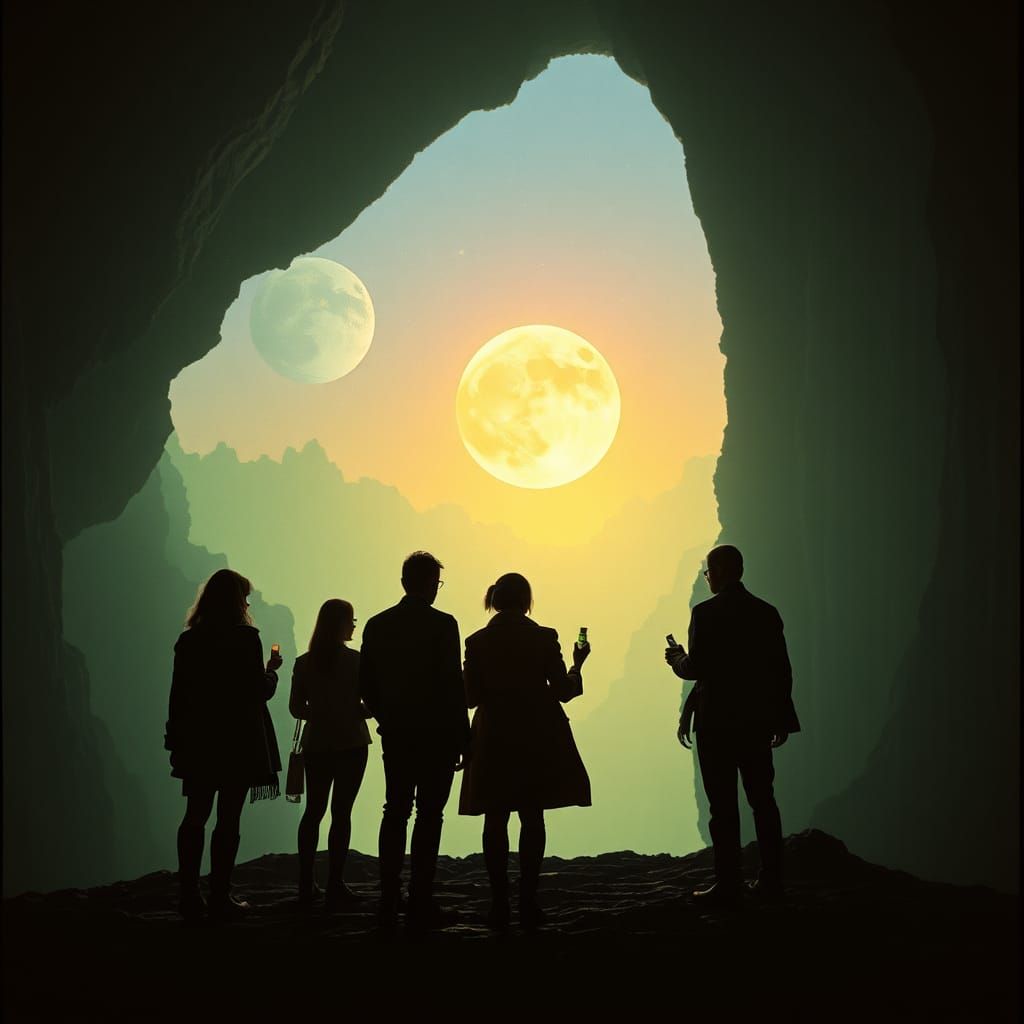 Fading Portal Reflects Alien Worlds