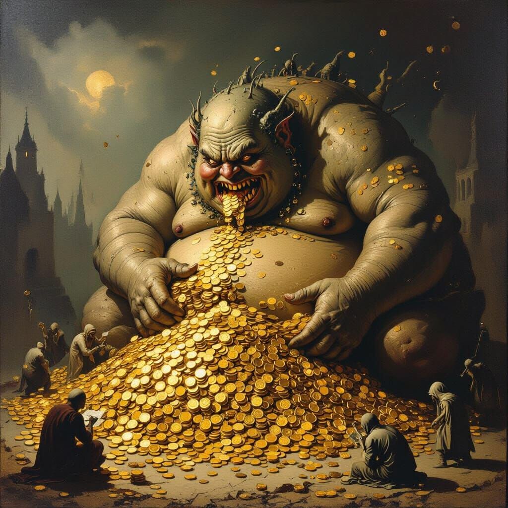 Greedy State Devours Wealth, Leaving Citizens Destitute