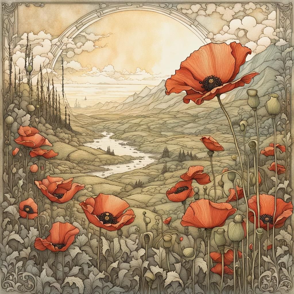 Poppy Blossom in Enchanted Style