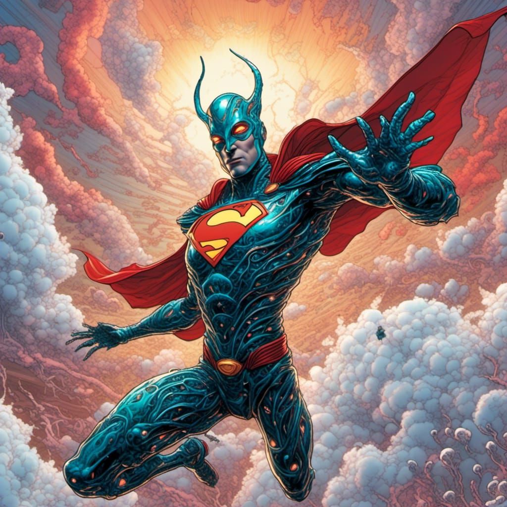 Superman to the Rescue: Comic Book Art