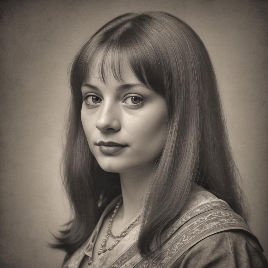 Realistic Vintage Portrait Inspired by Mona Lisa