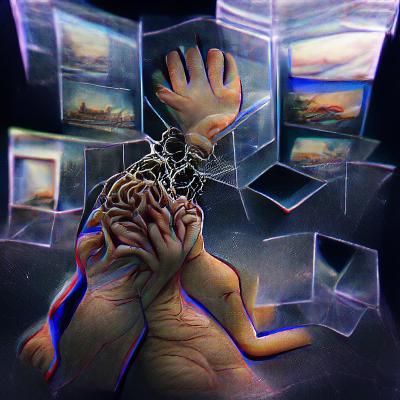Trapped in a Memory: A Surreal AI Art Piece