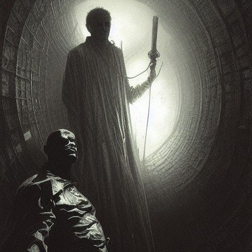 Nightmare Candyman in Gothic Horror Style