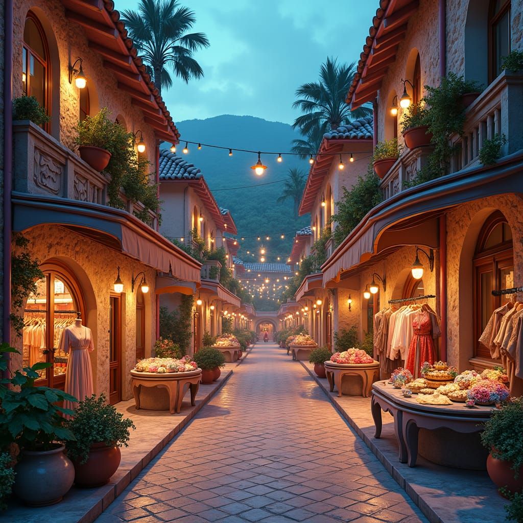 Fantasy Marketplace at Dusk: HCI Architectural Renaissance
