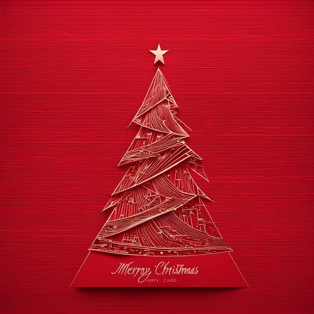 Serene Modern Christmas Scene in Minimalist Tone on Tone