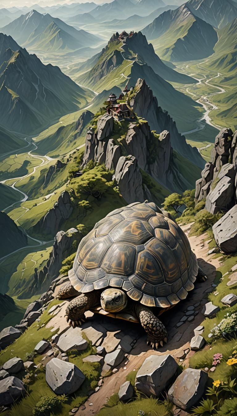 Mountain Tortoise: A Fusion of Nature