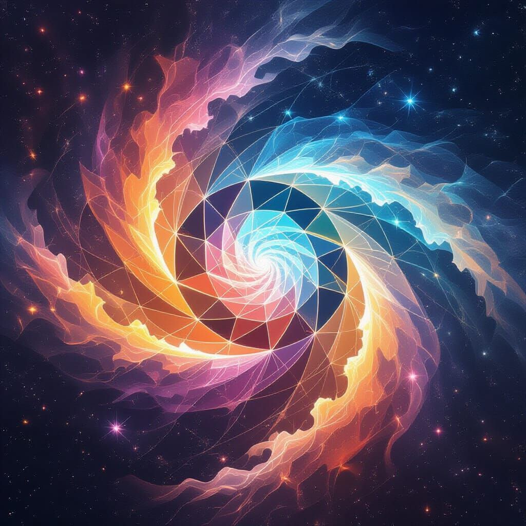 Cosmic Psychedelic Journey Through Ethereal Lights and Color...