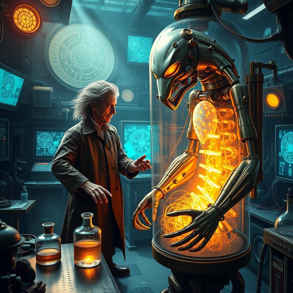 Brilliant Scientist Combines Chymestri in a Vibrant, Futuris...