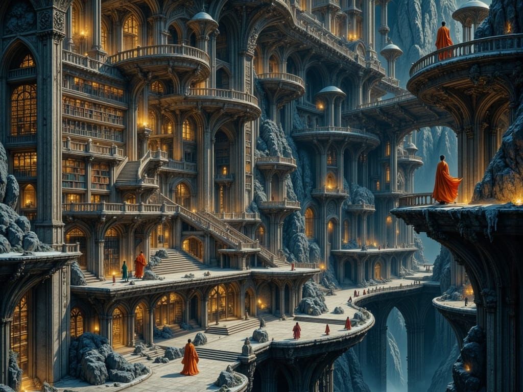 Celestial Library in a Starstorm