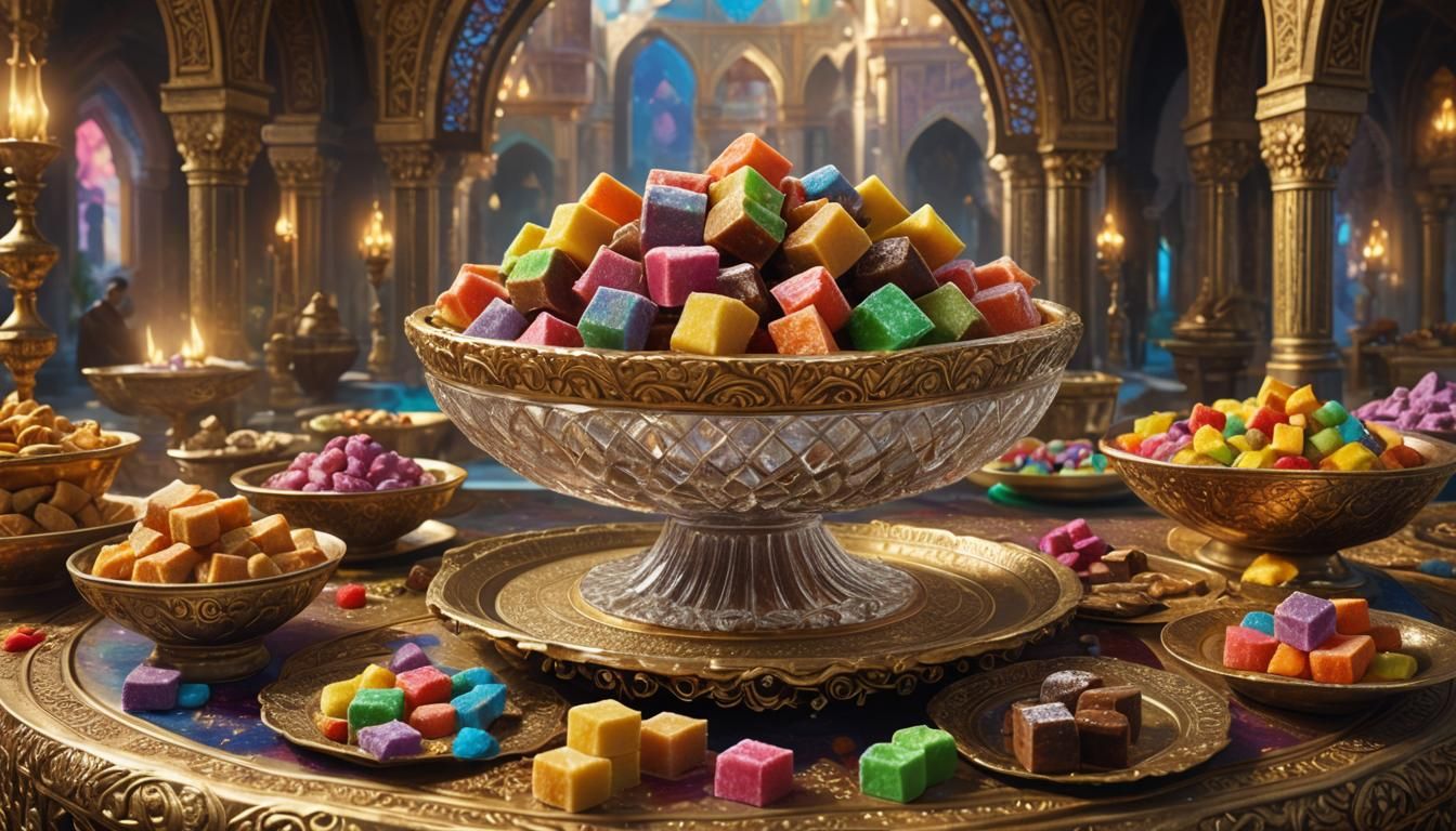 Islamic Palace Treats: Detailed Matte Painting