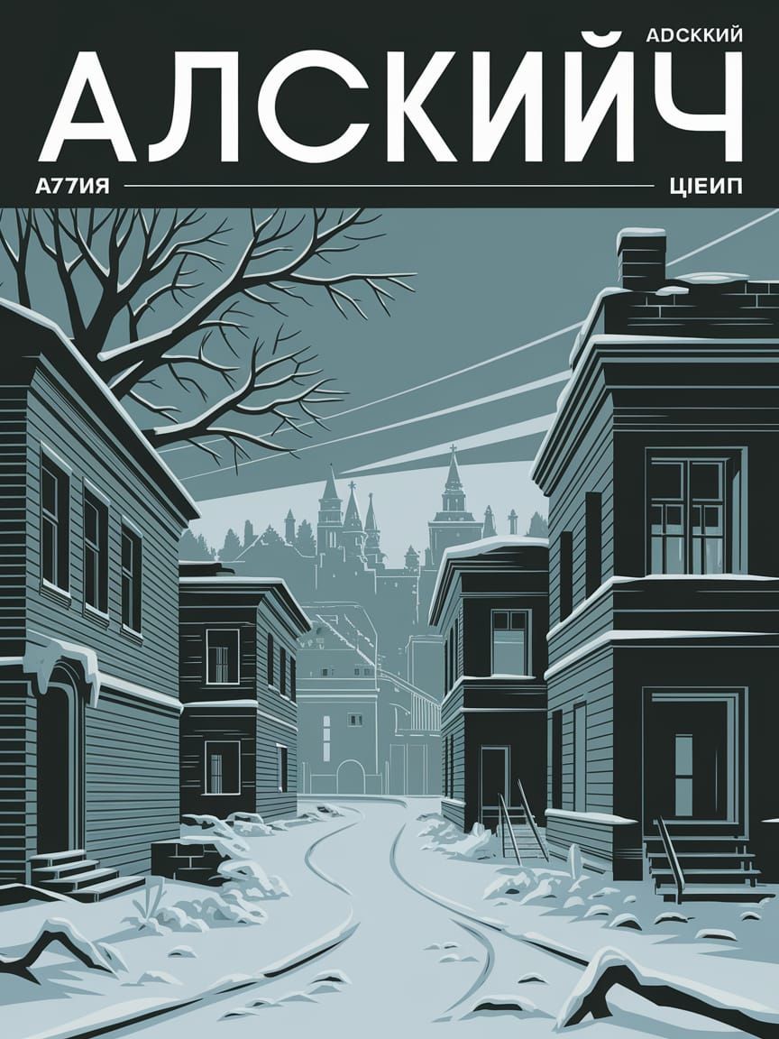 Brutalist Retro Propaganda: Winter Hell of Soviet Union